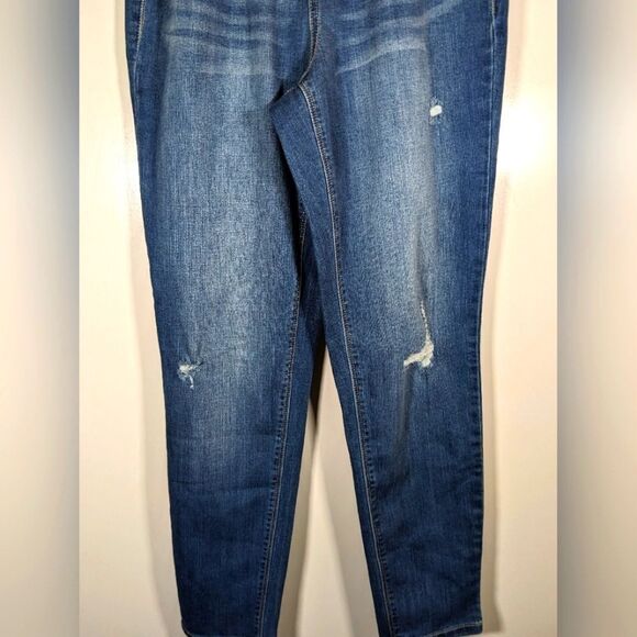 NWT 1822 Denim Vintage Denim Ankle Skinny Maternity Jeans Distressed Size 12/31 - Picture 5 of 10